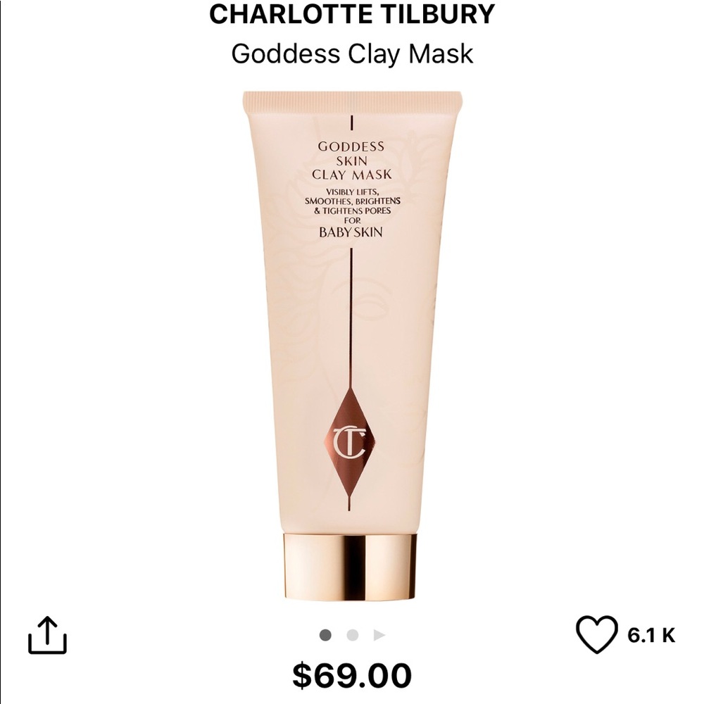 Charlotte tilbury goddess clay mask